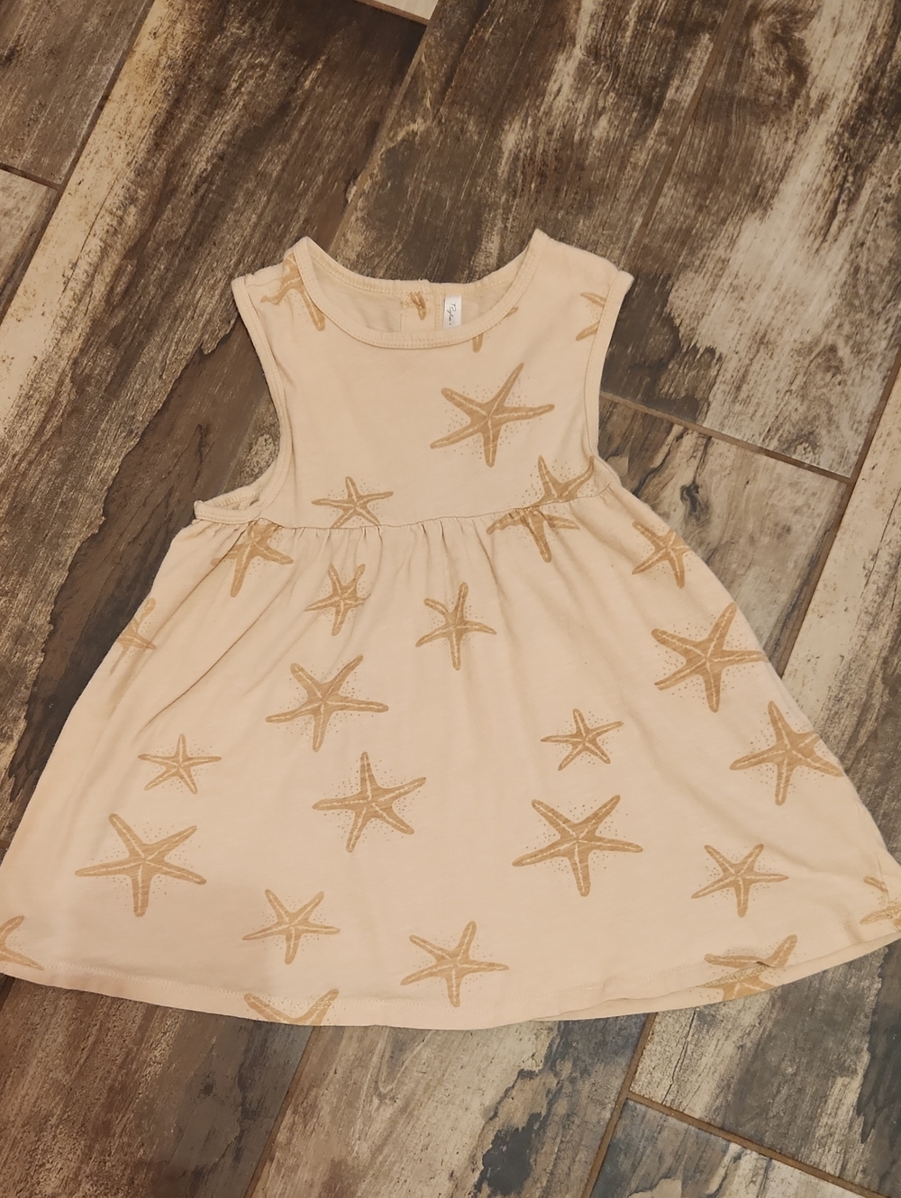Rylee + Cru Dress with Starfish Print 4T